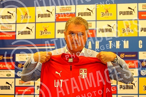 Promotion of the new head coach of the national team of Serbia Ljubisa Tumbakovic was held in the hotel 