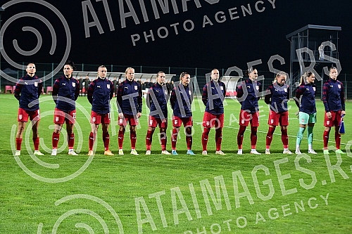 The women's A national team is playing a qualifying match for the 2023 World Cup against Portugal on field number 1 of the FSS Sports Center in Stara Pazova.
Zenska A reprezentacije igra mec kvalifikacija za Svetsko prvenstvo 2023 protiv Portugalije The women's A national team is playing a qualifying match for the 2023 World Cup against Portugal on field number 1 of the FSS Sports Center in Stara Pazova.
Zenska A reprezentacije igra mec kvalifikacija za Svetsko prvenstvo 2023 protiv Portugalije
