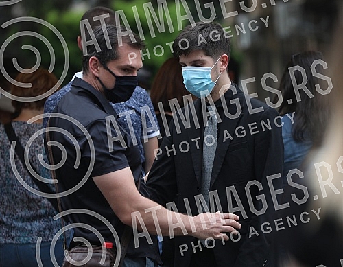 Burial - cremation of Isidora Bjelica at the New Cemetery.Sahrana - kremacija Isidore Bjelice na Novom groblju.