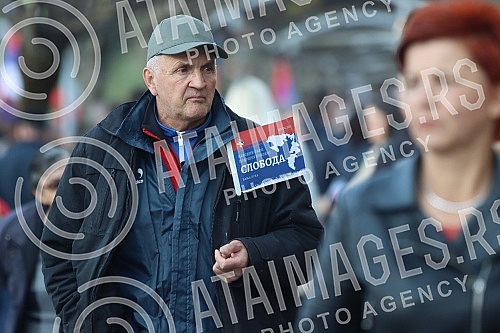 A rally was held in Banja Luka under the slogan Sloboda, initiated by the RS Veterans' Organization, and the reason for the gathering is the decision of the High Representative Christian Schmidt to suspend the Law on Immovable Property for the Functi A rally was held in Banja Luka under the slogan Sloboda, initiated by the RS Veterans' Organization, and the reason for the gathering is the decision of the High Representative Christian Schmidt to suspend the Law on Immovable Property for the Functi