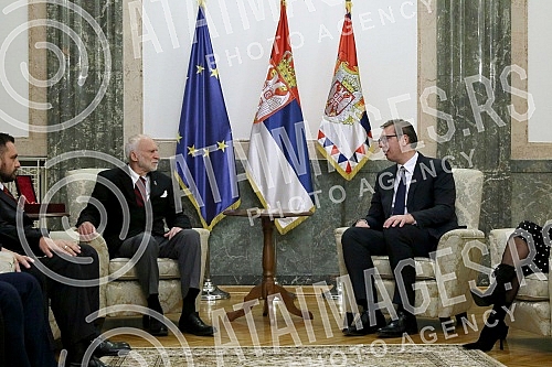 Representatives of the Sajkaska Development Center presented the President of Serbia, Aleksandar Vucic, with the Grand Cross of the leader George Stratimirovic, and this high recognition, named after the commander of the Serbian military forces durin