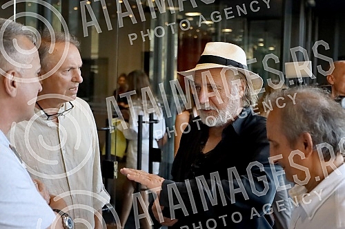 The premiere of the play The premiere of the play