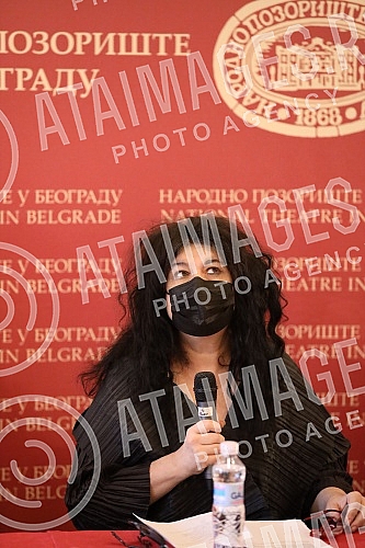 A press conference was held at the National Theater on the occasion of the premiere of the play Orlando by Virginia Woolf, directed by Bojan Djordjev.U Narodno pozoristu odrzana konferencija za novinare  povodom premijere drame Orlando Virdzinije V
