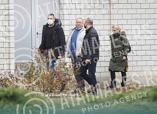 Accompanied by a lawyer, Vladimir Vuletic went to the premises of the Prosecutor's Office for Organized Crime in Ustanicka Street in Belgrade to be questioned about the circumstances of his cooperation with Veljko Belivuk's criminal organization, whi