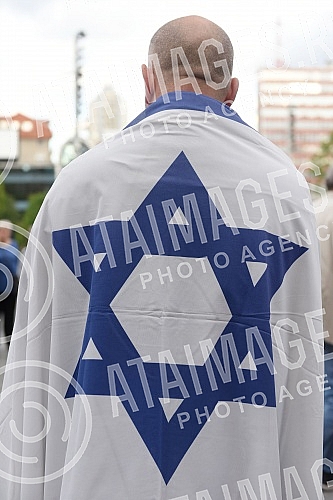 The Jewish community of Zemun held a rally 