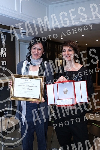 Recognitions of the Association of Professional Ballet Dancers, Choreographers and Ballet Educators of Serbia (PUBS) for 2022 were awarded - the Terpsihora Award and a special commendation.Dodeljena su priznanja Udruzenja profesionalnih baletskih i