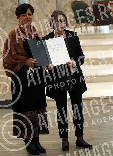 The ceremonial awarding of the 19th Milorad Medic Award for 2021 for outstanding merits in the field of conservation and restoration, on the feast of St. Luke, the patron saint of conservators and restorers, was held at the National Museum in Belgrad