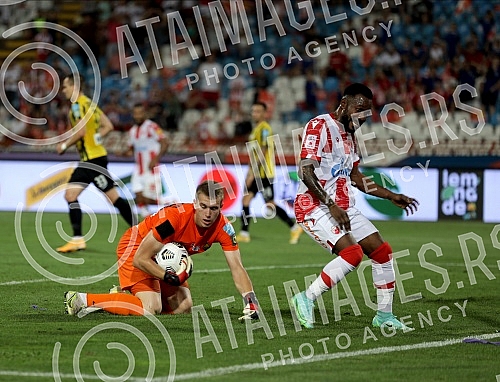 The rematch of the second round of qualifications for the Champions League between FC Red Star and FC Kairat is played at the Rajko Mitic Stadium.Revans utakmica drugog kola kvalifikacija za Ligu sampiona izmedju FK Crvene zvezde i FK Kairat igra s