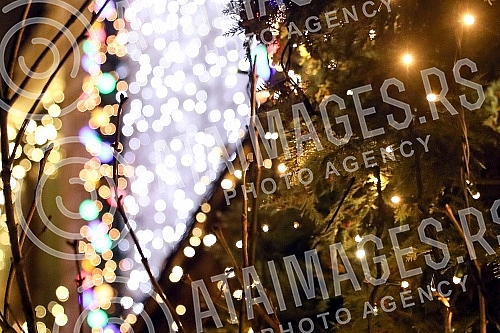 Vuk Tomic from Gostivarska on Vozdovac has been creating a winter fairy tale for 14 years in a row, embellishing his house more luxuriantly than those in Hollywood films.Vuk Tomic iz Gostivarske na Vozdovcu vec 14 godina zaredom stvara zimsku bajku 