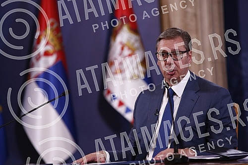 The President of Serbia, Aleksandar Vucic, held a press conference where he announced the name of the representative for the composition of the new Government and spoke about other topics - electricity, gas and Kosovo and Metohija.Predsednik Srbije The President of Serbia, Aleksandar Vucic, held a press conference where he announced the name of the representative for the composition of the new Government and spoke about other topics - electricity, gas and Kosovo and Metohija.Predsednik Srbije