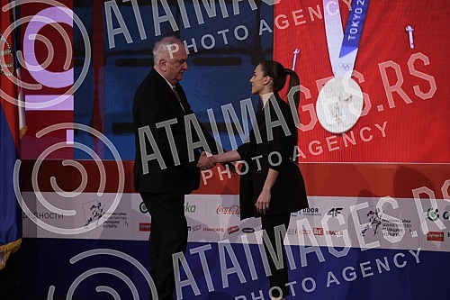 The ceremony on the occasion of the Day of the Olympic Committee of Serbia and the Election for the most successful athletes, teams and coaches of Serbia in 2021 was held in the House of the National Assembly.Svecanost povodom Dana Olimpijskog komi