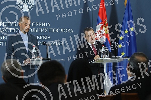 Ivica Dacic met with the Minister of Foreign Affairs of Iran Hossein Amir Abdollahian.Ivica Dacic sastao se sa ministrom inostranih poslova Irana Hoseinom Amir Abdolahijanom. 