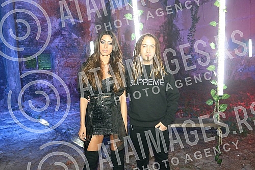 The recording of the duet song Katarina Didanovic and Stefan Djuric - Raste.Snimanje duetske pesme Katarine Didanovic i Stefana Djurica - Raste.