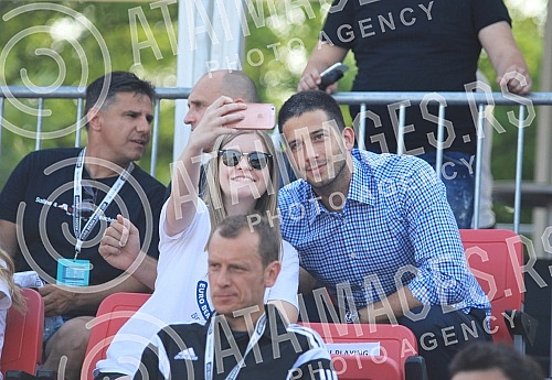 Euro Beach Soccer Cup 2016, quarter final game between  Russia and Ukraine.Utakmica cetvrtfinala Evropskog kupa u fudbalu na pesku izmedju Rusije i Ukrajine.