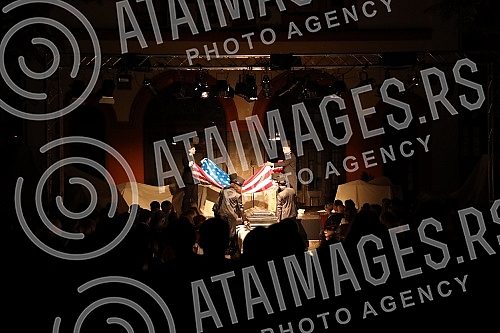 The premiere of the play 