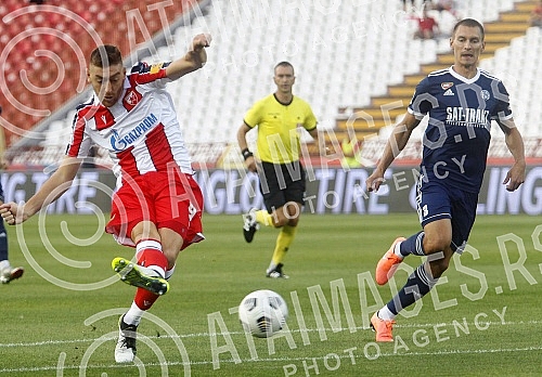 The match of the sixth round of the Linglong Tire Super League of Serbia between FK Crvena zvezda and FK TSC was played at the Rajko Mitic Stadium. Utakmica sestog kola Linglong Tire Super liga Srbije izmedju FK Crvena zvezda i FK TSC odigrana je n