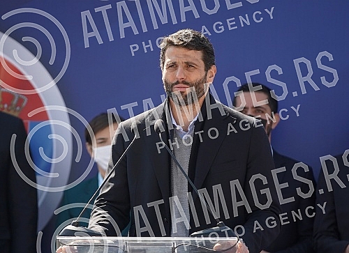 The President of the Republic of Serbia, Aleksandar Vucic, attended the celebration of the beginning of works on the section of the road New Belgrade - Surcin (continuation of the highway E-763 Milos Veliki).Predsednik Republike Srbije Aleksandar V