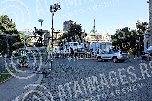 The City Assembly is preparing to welcome the women's basketball team that won a gold medal at the European Championships. U Skupstini grada su u toku pripreme za docek zenske kosarkaske reprezentacije koja je osvojila zlatnu medalju na Evropksom p