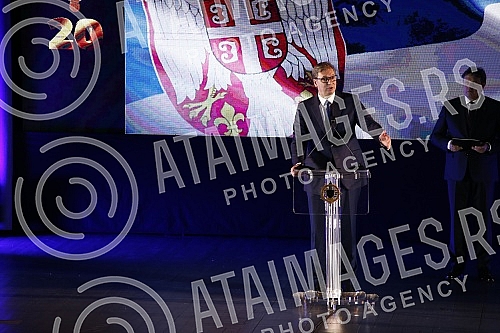 The ceremony marking the 20th year since the establishment of the Security and Information Agency (BIA) and the 123rd year since the establishment of the Department for Confidential Police Affairs was held in the ceremonial hall of the BIA.
Svecanos The ceremony marking the 20th year since the establishment of the Security and Information Agency (BIA) and the 123rd year since the establishment of the Department for Confidential Police Affairs was held in the ceremonial hall of the BIA.
Svecanos