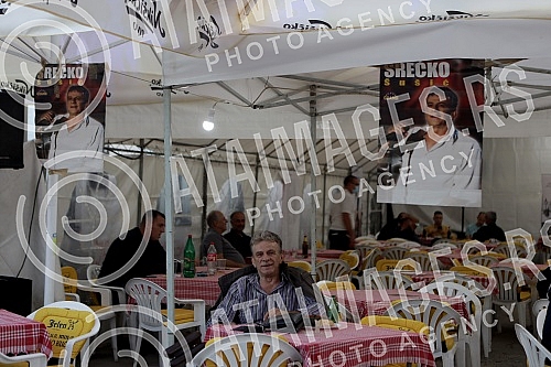 The festival in honor of roast - Pecenjijada in Stopanja..Festival u slavu pecenja - Pecenjijada u Stopanji.