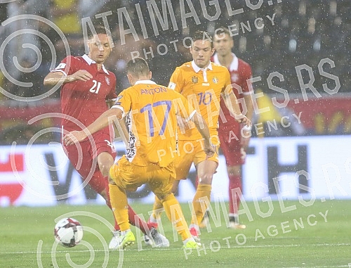The match between the national teams of Serbia and Moldova within the qualifications for the World Cup in Russia 2018.Utakmica izmedju reprezentacija Srbije i Moldavije u okviru kvalifikacija za Svetsko prvenstvo u Rusiji 2018.