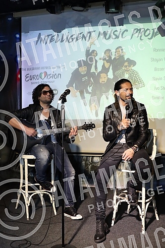 The press conference of the Bulgarian representative at the Eurovision Song Contest Ronnie Romero was held in Wurst Platz.Konferencija za medije bugarskog predstavnik na Eurosongu   Ronijea Romera odrzana je u Wurst Platzu.