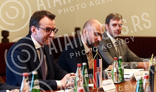The director of the Office for Kosovo and Metohija of the Government of the Republic of Serbia, Petar Petkovic, met with the EU's special representative for dialogue between Belgrade and Pristina, Miroslav Lajcak, and the deputy assistant secretary f The director of the Office for Kosovo and Metohija of the Government of the Republic of Serbia, Petar Petkovic, met with the EU's special representative for dialogue between Belgrade and Pristina, Miroslav Lajcak, and the deputy assistant secretary f
