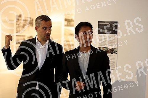 The selector of the Serbian national football team and the winner of the bronze Olympic medal at the Los Angeles Games in 1984, Dragan Stojkovic, visited the exhibition 