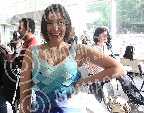 Farewell Tijana Bogicevic in Kiev at the Eurovision Song Contest (Eurovision Song Contest 2017).Ispracaj Tijane Bogicevic u Kijev na Eurosong (pesma Evrovizije 2017)