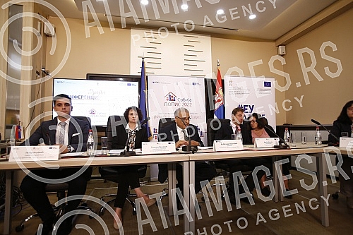 A press conference was held at the Republic Institute of Statistics on the occasion of the upcoming population census.
U Republickom zavodu za statistiku odrzana je konferencija za novinare povodom predstojeceg popisa stanovnistva. A press conference was held at the Republic Institute of Statistics on the occasion of the upcoming population census.
U Republickom zavodu za statistiku odrzana je konferencija za novinare povodom predstojeceg popisa stanovnistva.