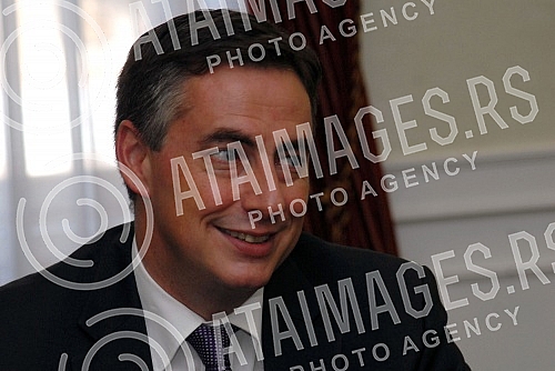 Ivica Dacic - Ministar spoljnih poslova razgovarao je sa izvestiocem Evropskog parlamenta za Srbiju Dejvidom Mekalisterom.