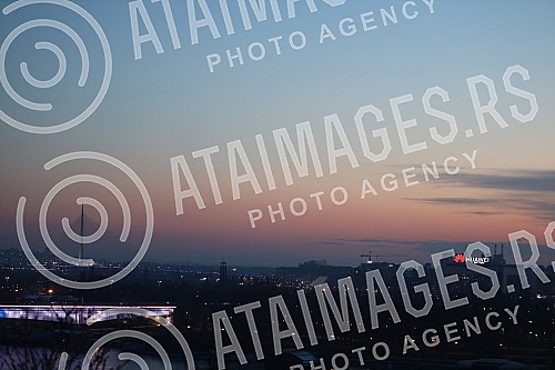 View of Belgrade during the first day of the weekend in which, according to the decision of the Government of Serbia from Friday at 21.00 to Monday at 06.00 in Serbia can only work grocery stores, some service activities (tailor, glass cutter, carpen