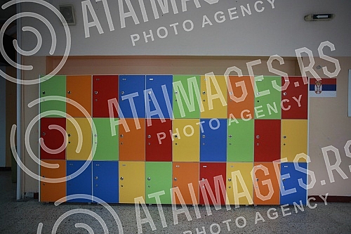 Departure of children in the new school year.Polazak dece u novu skolsku godinu.