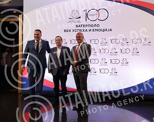 On the occasion of 100 years of water polo in Serbia, the Water Polo Association of Serbia organized a ceremonial academy at the Yugoslav Drama Theater.
Povodom 100 godina vaterpolo sporta u Srbiji Vaterpolo savez Srbije je uprilicio svecanu akademi On the occasion of 100 years of water polo in Serbia, the Water Polo Association of Serbia organized a ceremonial academy at the Yugoslav Drama Theater.
Povodom 100 godina vaterpolo sporta u Srbiji Vaterpolo savez Srbije je uprilicio svecanu akademi