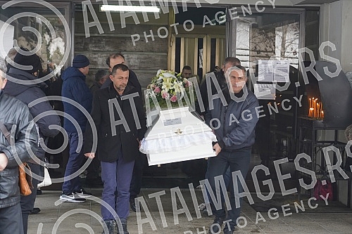 Funeral of Kristina Kika Djukic at the Lesce cemetery.Sahrana Kristine Kike Djukic na groblju Lesce.