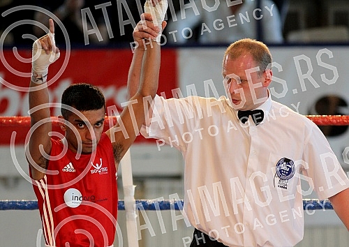 Finale 53. Beogradskog pobednika (Final bout of 53rd Belgrade Winner) u amaterskom - olimpijskom boks odran u Hali Pinki.