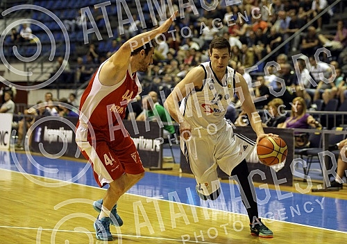 Utakmica 4-og kola Kosarkaske Super Lige Srbije izmedju KK Partizan Beograd i KK Metalac Gornji Milanovac odigrana u Hali Pionir.