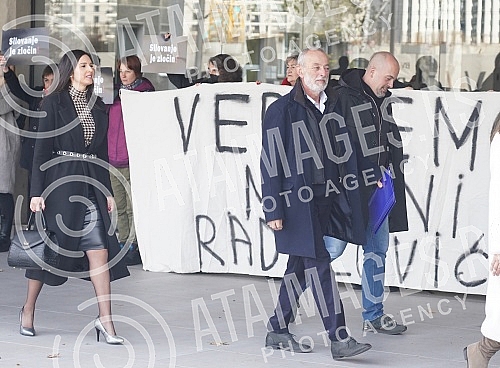 The trial of the owner of the acting school, Miroslav Aleksic, accused of multiple rapes and sexual harassment of the students of his school, continued in the High Court in Belgrade.Sudjenje vlasniku skole glume Miroslavu Aleksicu optuzenom za vise 