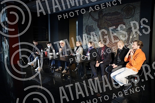 A press conference on the occasion of the premiere of the play Zagreb - Belgrade via Sarajevo by Jelica Zupanc, directed by Gorcin Stojanovic, was held at the Yugoslav Drama Theater.Konferencija za medije povodom premijere predstave Zagreb  Beogra