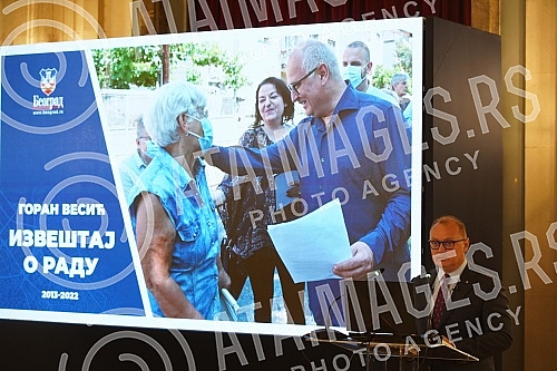 A press conference of the Deputy Mayor of Belgrade, Goran Vesic, was held in the Ceremonial Hall of the Old Palace, where he presented the results of the work of the city government.
U Svecanoj sali Starog dvora odrzana je konferencija za novinare z A press conference of the Deputy Mayor of Belgrade, Goran Vesic, was held in the Ceremonial Hall of the Old Palace, where he presented the results of the work of the city government.
U Svecanoj sali Starog dvora odrzana je konferencija za novinare z