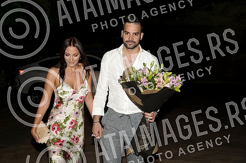 Saban Saulic's grandson, Anderlecht football player Luka Adzic and his wife Aleksandra became parents yesterday, and tonight a celebration was organized in the Topciderac restaurant on the occasion of Lana Adzic's birth.Unuk Sabana Saulica, fudbale