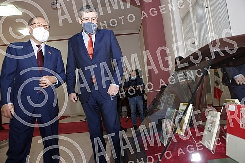 At the Archives of Yugoslavia, Nemanja Starovic and Mexican Ambassador Carlos Felix Corona opened th At the Archives of Yugoslavia, Nemanja Starovic and Mexican Ambassador Carlos Felix Corona opened th
