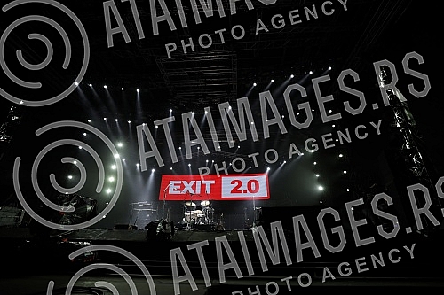 Performance of Israeli singer-songwriter Asaf Avidan on the third day of the Exit Festival 2021 on the Main Stage.Nastup izraelskog kantautora Asafa Avidana treceg dana Exit festivala 2021. na bini Main stage