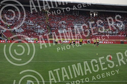 The rematch of the second round of qualifications for the Champions League between FC Red Star and FC Kairat is played at the Rajko Mitic Stadium.
Revans utakmica drugog kola kvalifikacija za Ligu sampiona izmedju FK Crvene zvezde i FK Kairat igra s The rematch of the second round of qualifications for the Champions League between FC Red Star and FC Kairat is played at the Rajko Mitic Stadium.
Revans utakmica drugog kola kvalifikacija za Ligu sampiona izmedju FK Crvene zvezde i FK Kairat igra s