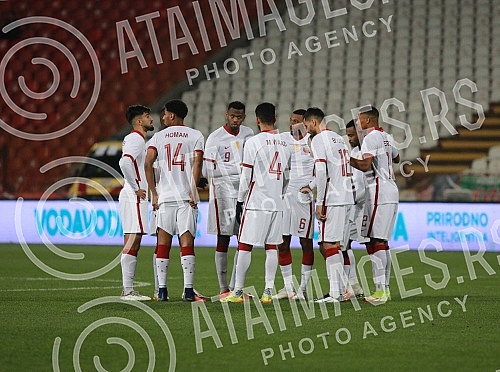 The football players of the national teams of Serbia and Qatar are playing a friendly match at the Rajko Mitic Stadium.
Fudbaleri reprezentacija Srbije i Katara na stadionu Rajko Mitic igraju prijateljski mec. The football players of the national teams of Serbia and Qatar are playing a friendly match at the Rajko Mitic Stadium.
Fudbaleri reprezentacija Srbije i Katara na stadionu Rajko Mitic igraju prijateljski mec.