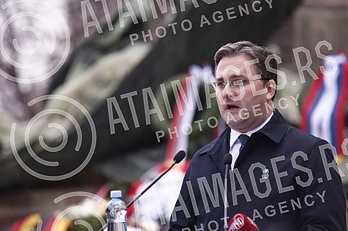 At the Memorial Ossuary of the Defenders of Belgrade in the First World War at the New Cemetery, Armistice Day in the First World War was marked.Kod Spomen-kosturnice branilaca Beograda u Prvom svetskom ratu na Novom groblju, obelezen je Dan primir