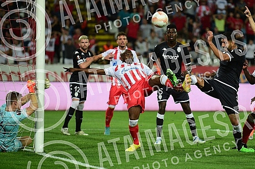 The match of the first round of the Europa League group stage between FC Crvena Zvezda and FC Monaco was played at the Rajko Mitic stadium.
Utakmica prvog kola grupne faze Lige Evrope izmedju FK Crvena zvezda i FK Monako odigrana je na stadion Rajko The match of the first round of the Europa League group stage between FC Crvena Zvezda and FC Monaco was played at the Rajko Mitic stadium.
Utakmica prvog kola grupne faze Lige Evrope izmedju FK Crvena zvezda i FK Monako odigrana je na stadion Rajko