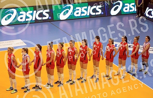 Druga polufinalna utakmica finalnog turnira Kupa Srbije izmedju OK Jedinstvo (Strara Pazova) i OK Crvena Zvezda (Beograd).