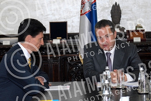 Ivica Dacic - ministar spoljnih poslova primio je u posetu Oleksandra Aleksandrovica - novoimenovanog ambasadora Ukrajine u Srbiji.