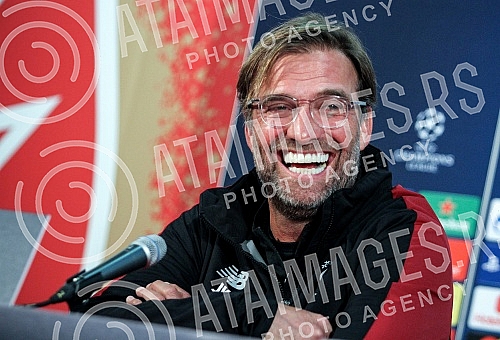 Press conference of Jurgen Klopp before the match of 4 rounds of Group C in the Champions League.Pres konferencija Jirgena Klopa pred utakmicu 4 kola grupe C u Ligi sampiona.